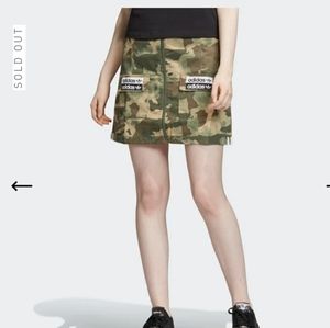 Adidas Originals Womens Skirt Green Camo